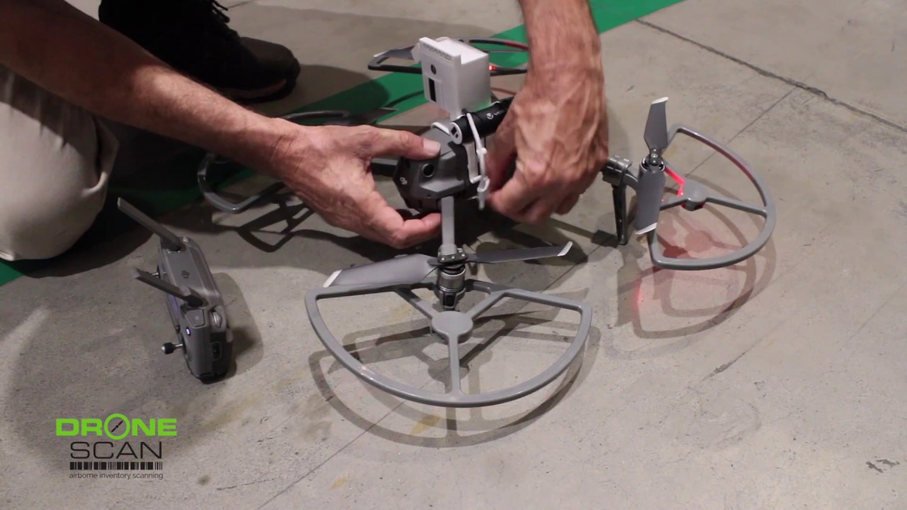 DroneScan Hummingbird - Mavic mounted barcode scanner