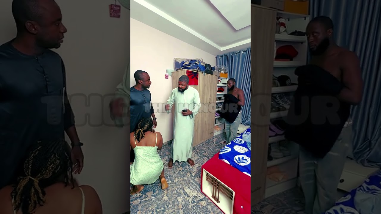 Man caught his neigbour with his wife on their bed