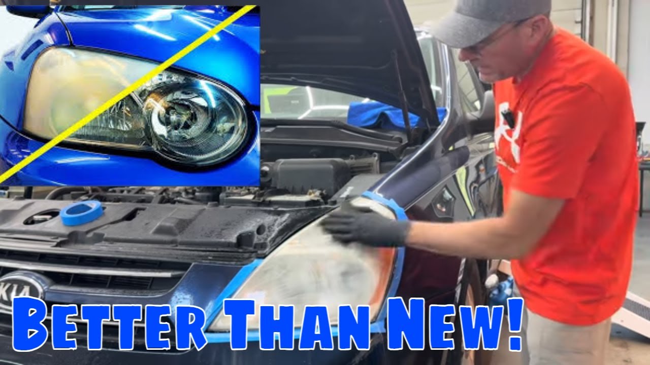 How To Restore Cloudy Headlights Permanently!