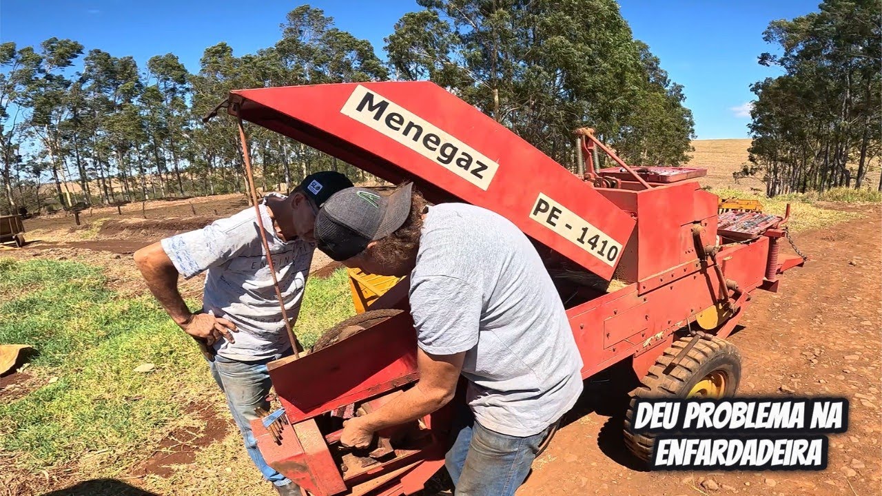 fazendo feno e carregando (DEU RUIM)