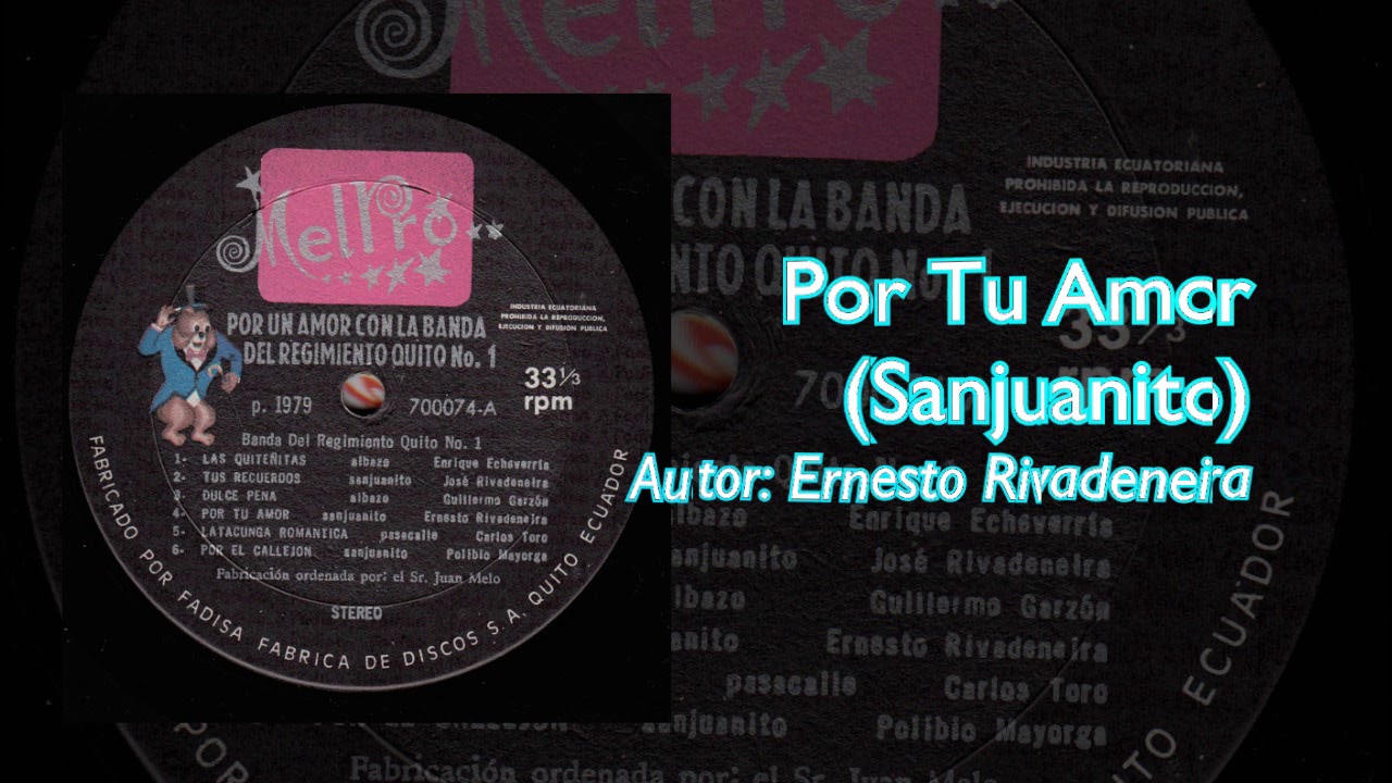 DISCO COMPLETO Banda del Regimiento Quito N° 1 - Por un Amor (1979)