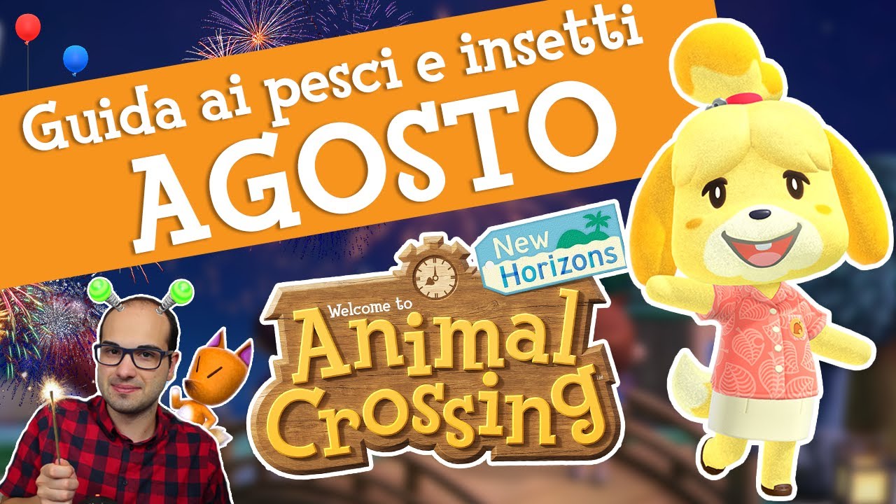 GUIDA ai pesci e insetti di AGOSTO | Animal Crossing New Horizons ITA