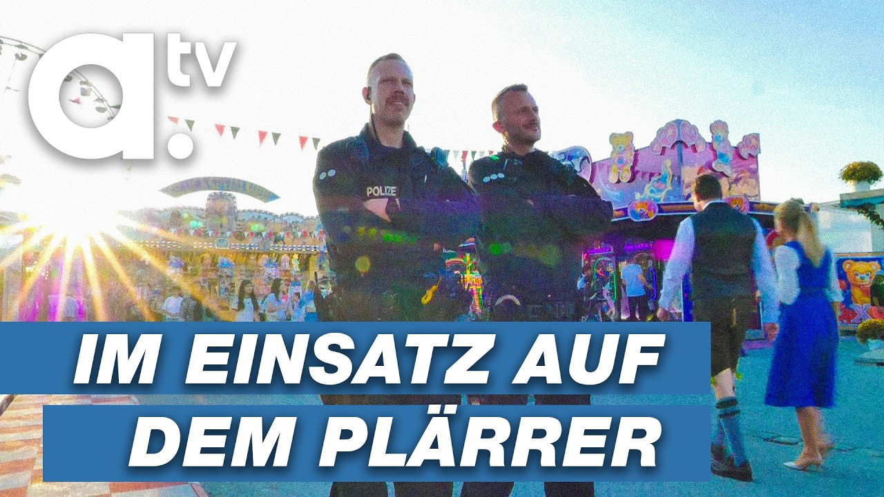 Im Einsatz: Mit der Polizei unterwegs auf Schwabens größtem Volksfest | a.tv