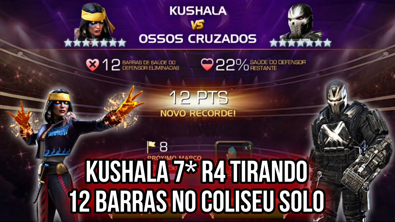 Kushala 7 R4 легко преодолевает 12 барьеров на арене Solo Coliseum | Marvel Contest of Champions
