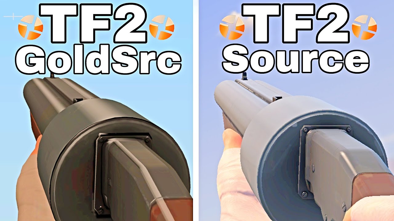 Team Fortress 2 in GoldSrc - Weapons Comparison & Gameplay