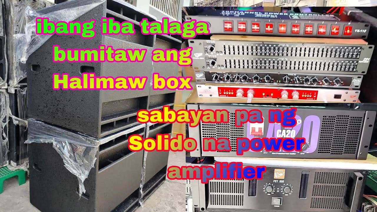 halimaw box set up sa Sobrang lakas yanig Ang video