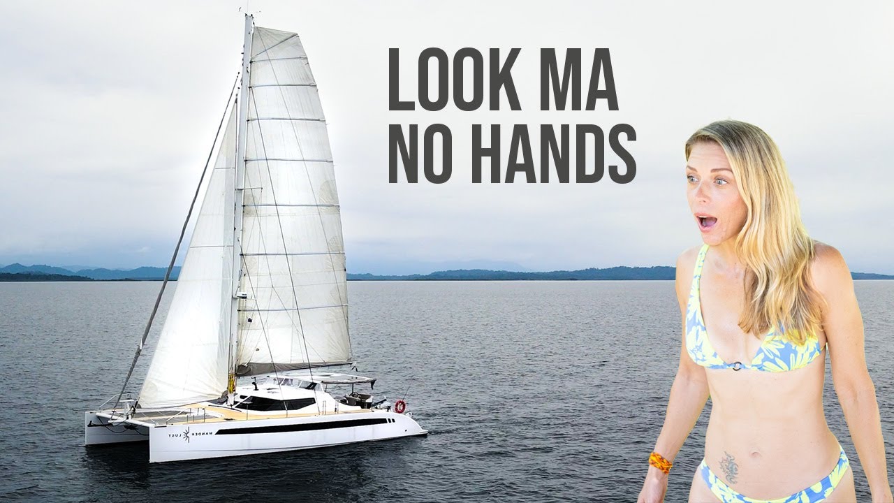 Our PERFORMANCE CATAMARAN SAILS Itself! You'll be SHOCKED | Harbors Unknown Ep. 90