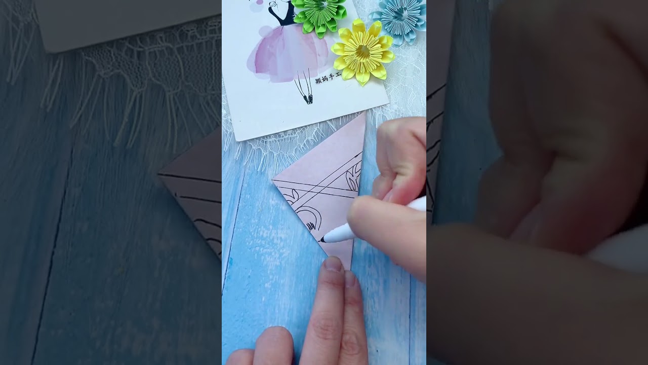 Handmade Paper Flower Decoration | Simple & Creative Idea*  #craftforbeginners