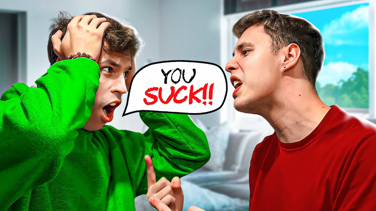 Starting An ARGUMENT PRANK On Twin Brother! *MAD*