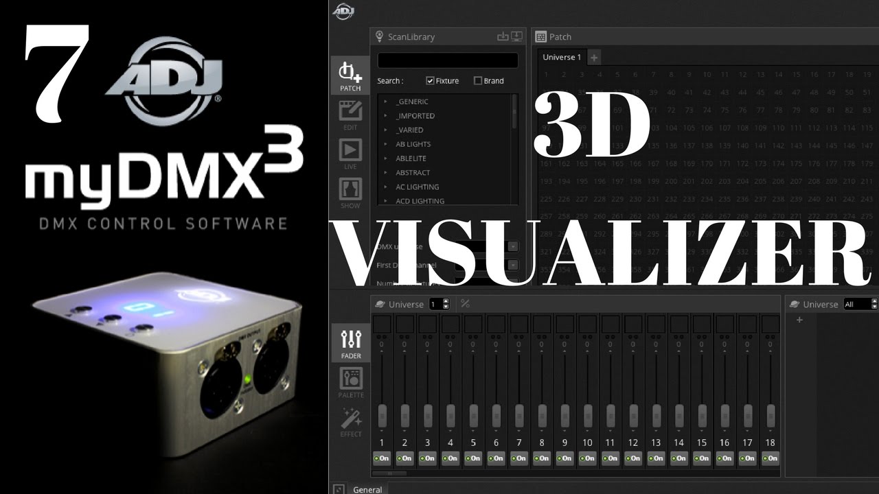 ADJ myDMX 3 | 3D Visualizer Quick Start