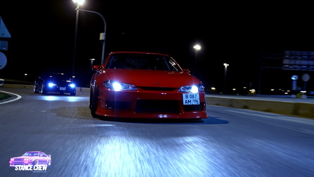 Nissan Silvia’s S15 | Night rides in Saint Petersburg | Atmospheric Phonk | 4K