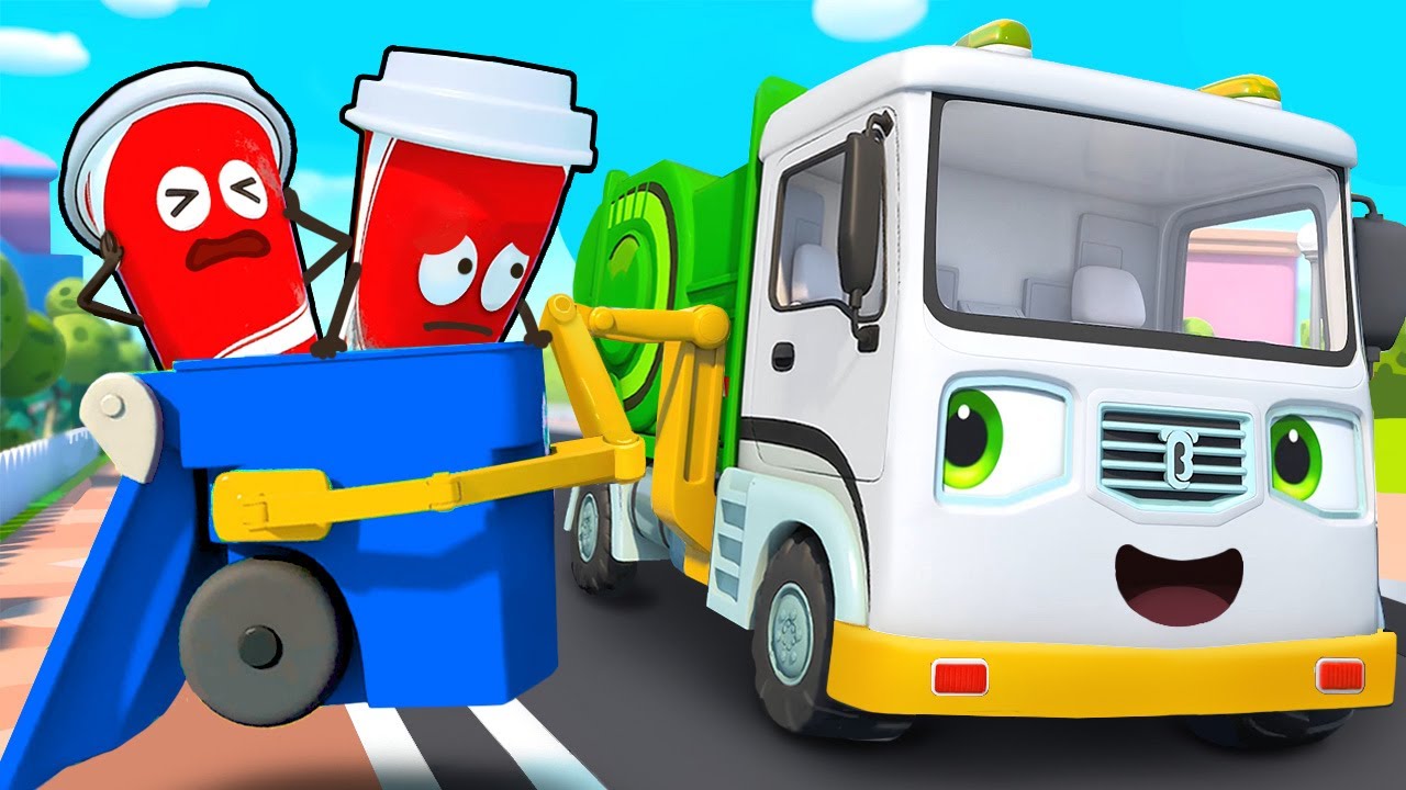 나는 멋진 청소차 🚛 | 분리수거를 해요 ♻️ | 자동차송 | 키키묘묘 구조대 | 60분 동요모음 | 베이비버스 인기동요 | BabyBus