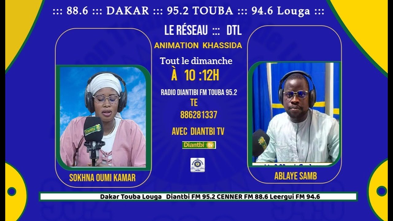 🔴EN DIRECT ANIMATION KHASSIDA AVEC ABLAYE SAMB / SOKHNA OUMI AWA 18 01 2026