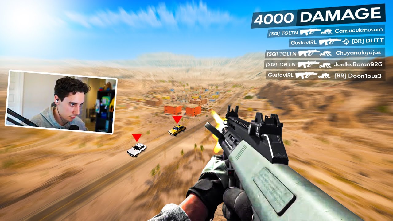 TGLTN + Gustav Deal *4000 Damage* vs Squads in PUBG