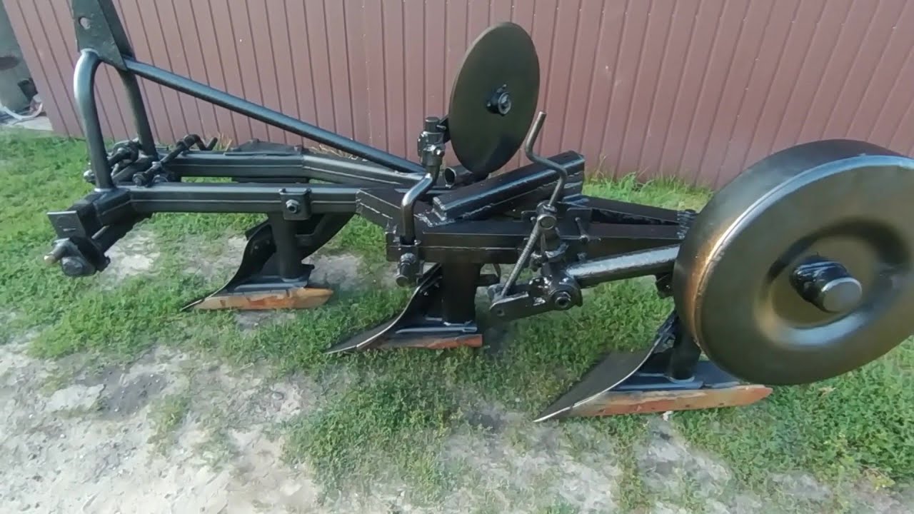 CZARNY pług UNIA GRUDZIĄDZ 3 skiby
