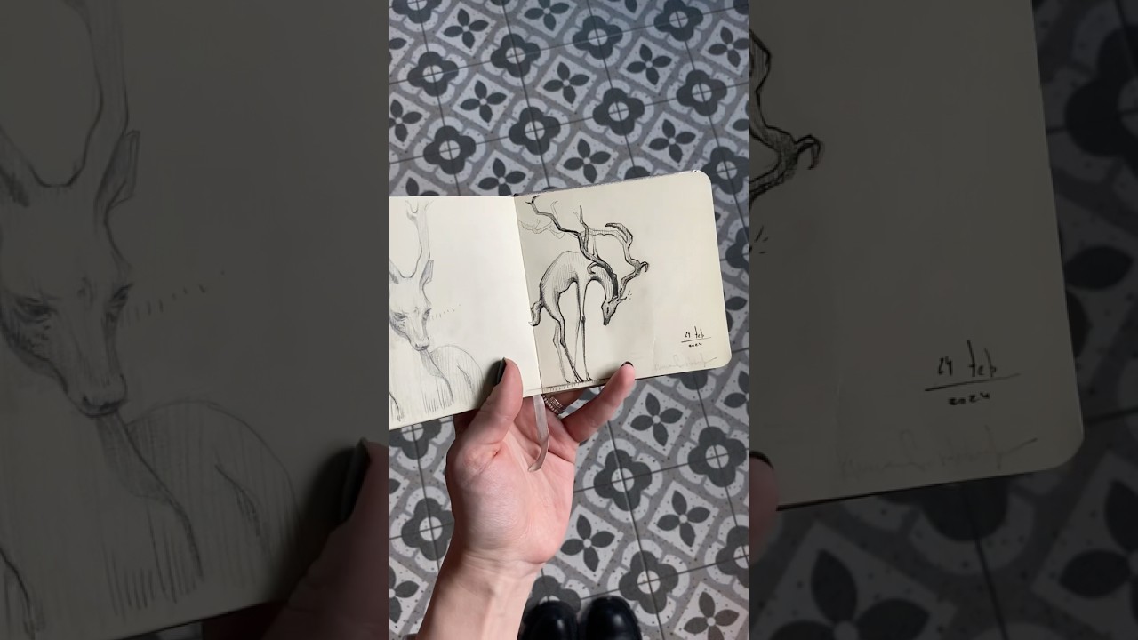 Just a sketch in a sketchbook #art
