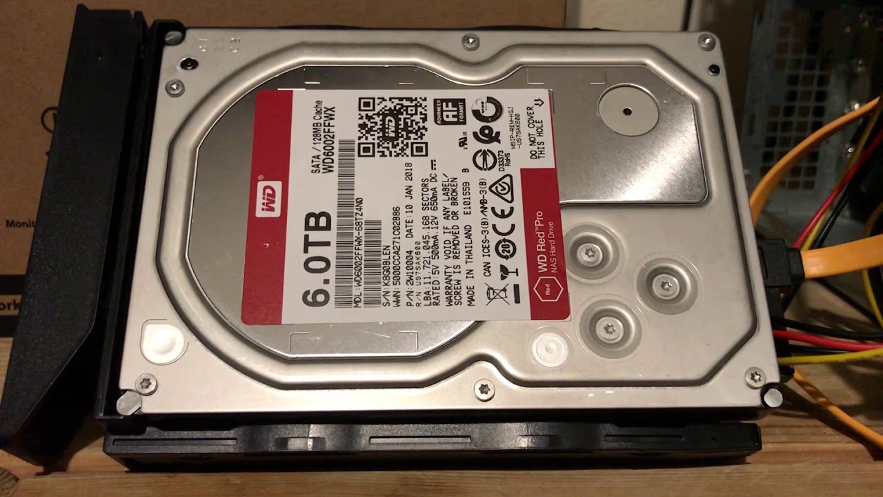 WD Red Pro spins really loud and clicks