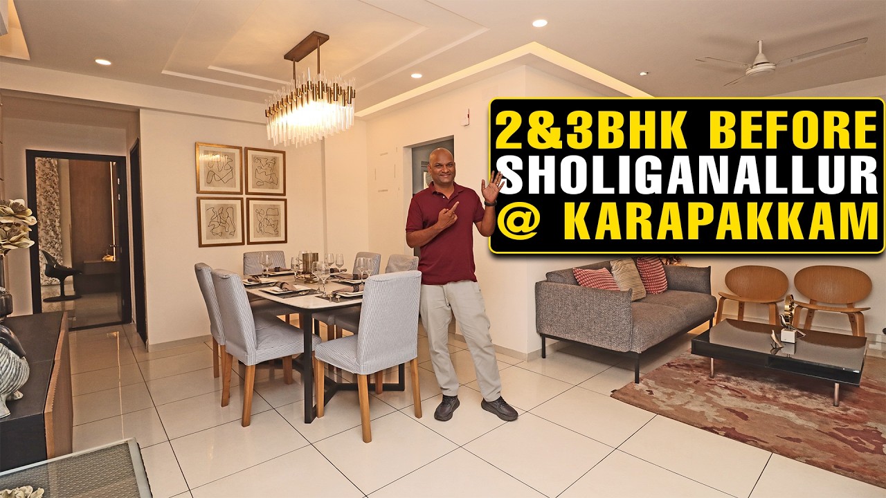 #1664 | 2 & 3 BHK Before Sholiganallur @ Karapakkam | BEST PRICE IN OMR