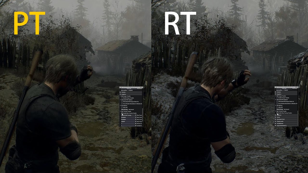 Resident Evil 4 Hybrid Path Tracing