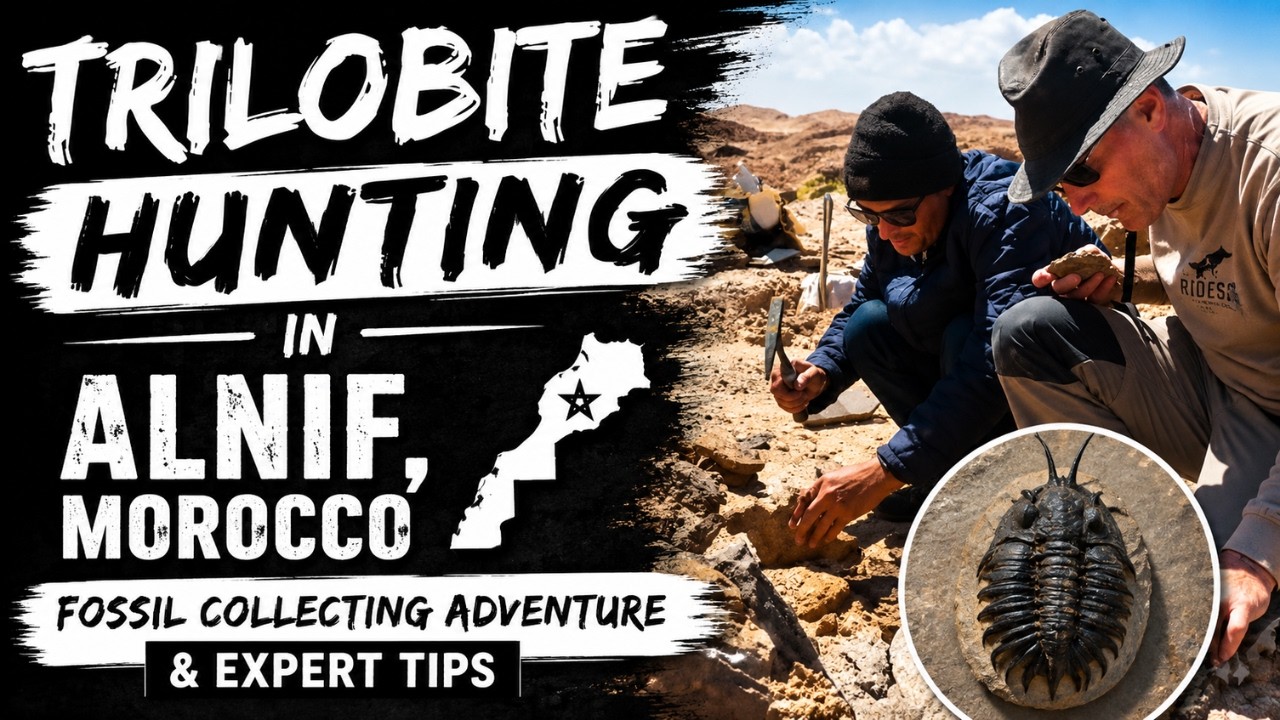 Trilobite Hunting in Alnif, Morocco | Fossil Collecting Adventure & Expert Tips