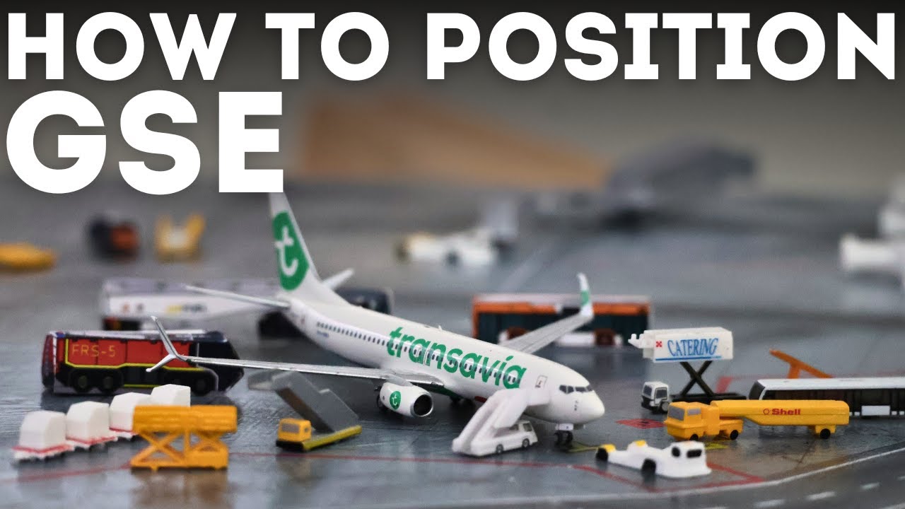 How To Position Ground Support Equipment at a Model Airport