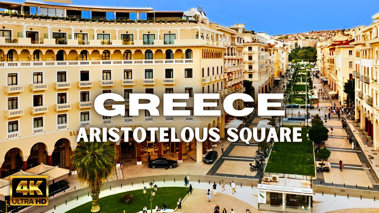 Walking Tour of Greece - Thessaloniki   - Aristotelous Square - Travel Greece