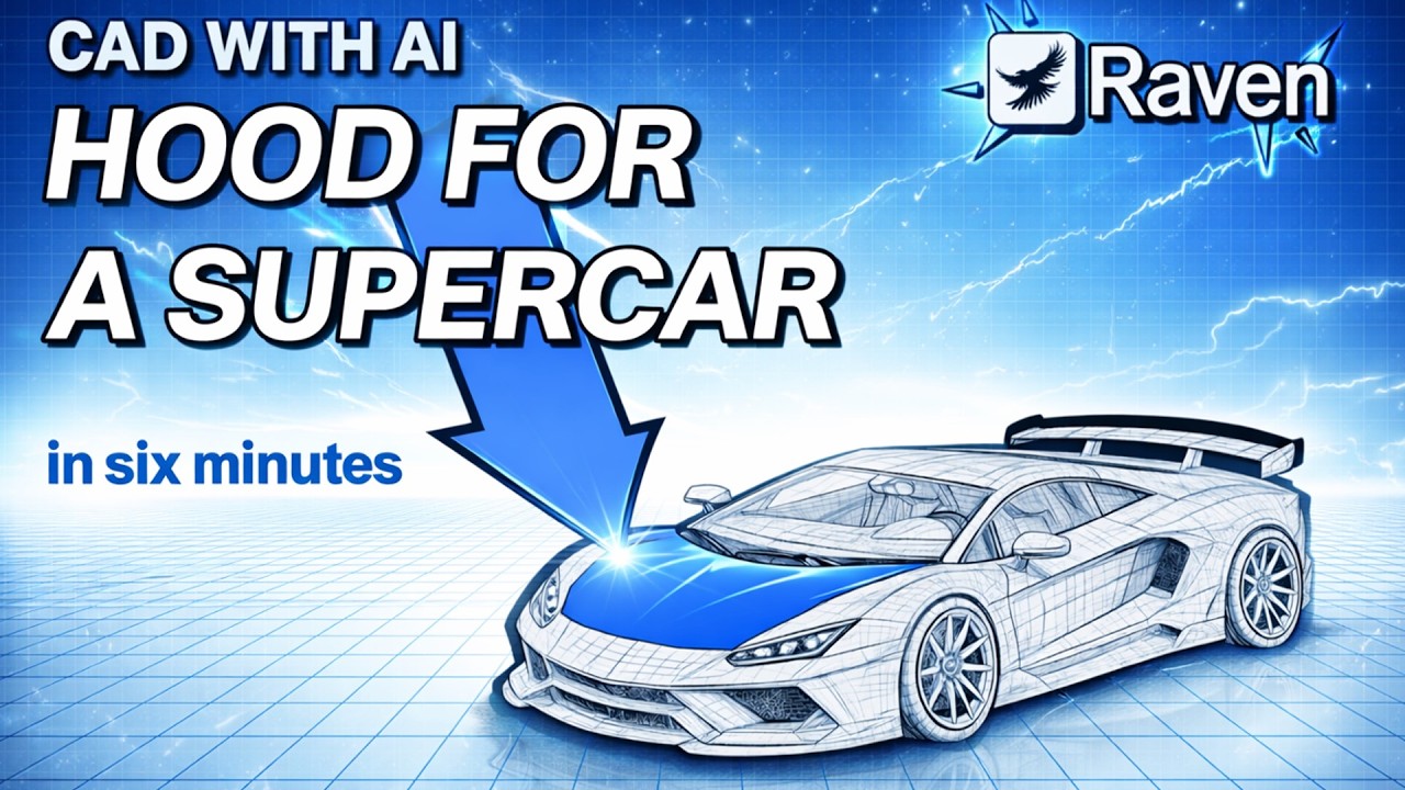 AI-Assisted Supercar Hood Modeling in Grasshopper | Raven Workflow