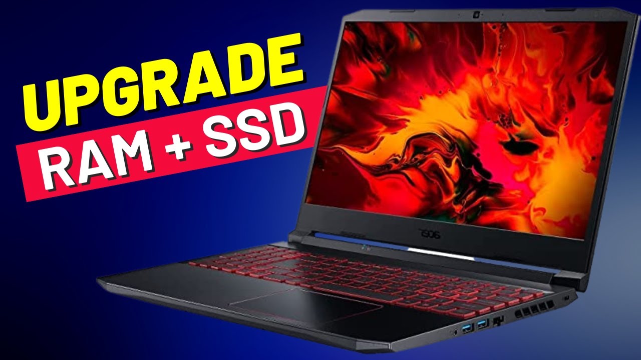 COMO FAZER UPGRADE NO ACER NITRO 5 (Memória RAM + SSD)