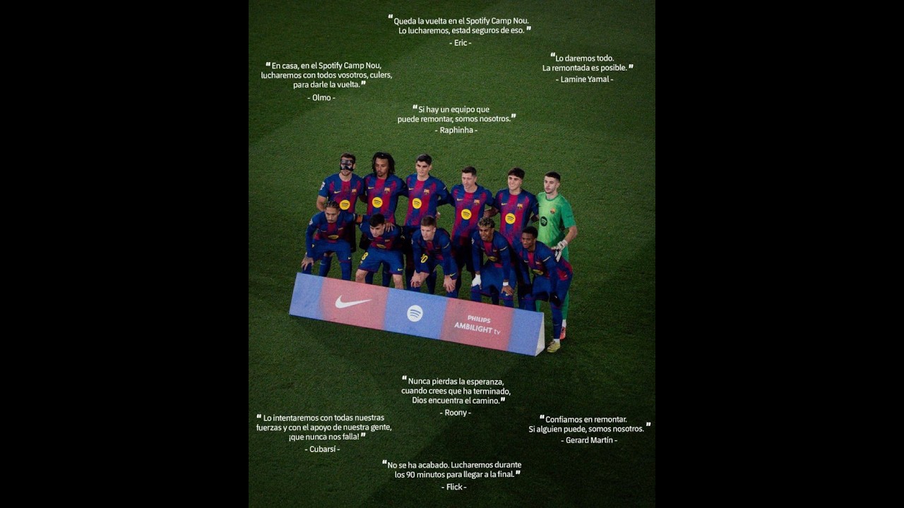 Le Barça peut réussir la Remontada , en fonction des choix tactiques