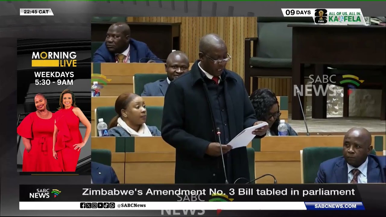 Zimbabwe tables Amendment No. 3 Bill