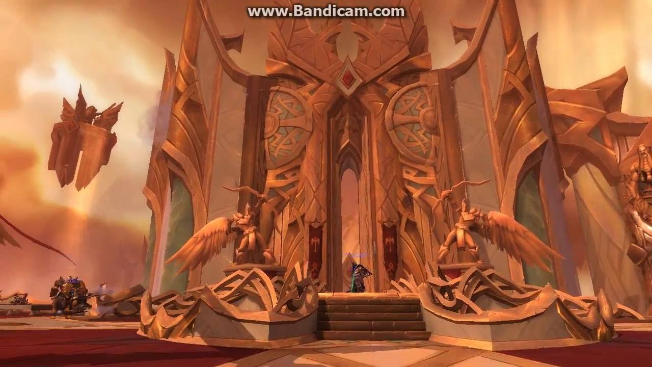 Warrior Class Hall Tour (SKYHOLD) - WoW Legion