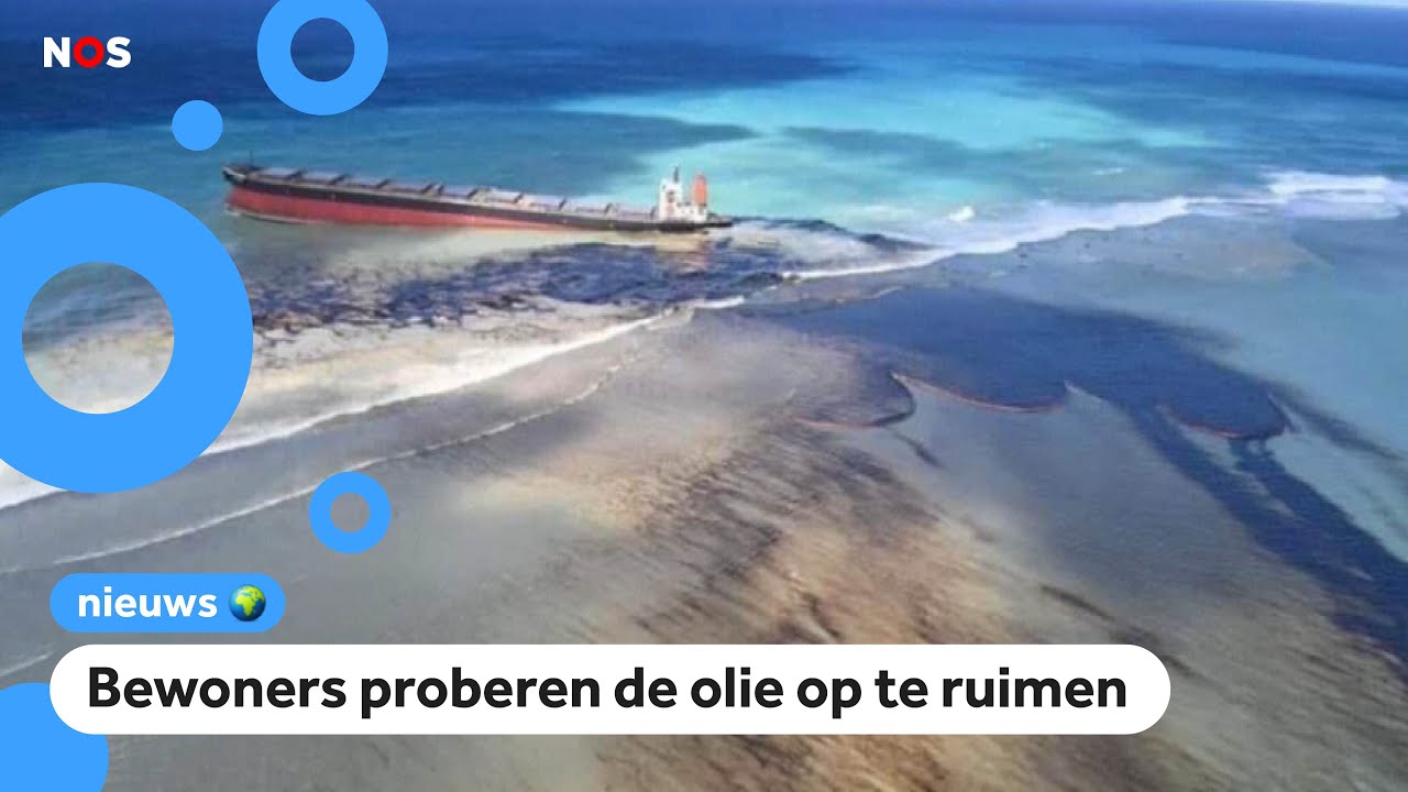 Olieramp dreigt door vastgelopen vrachtschip