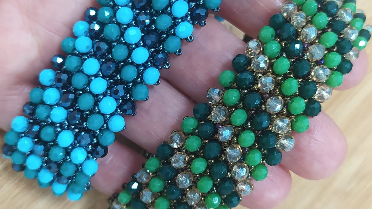 Kolay Petek dokulu Kristal bileklik yapımı//Easy Crystal Bracelet Making💫😃#diy #handmade