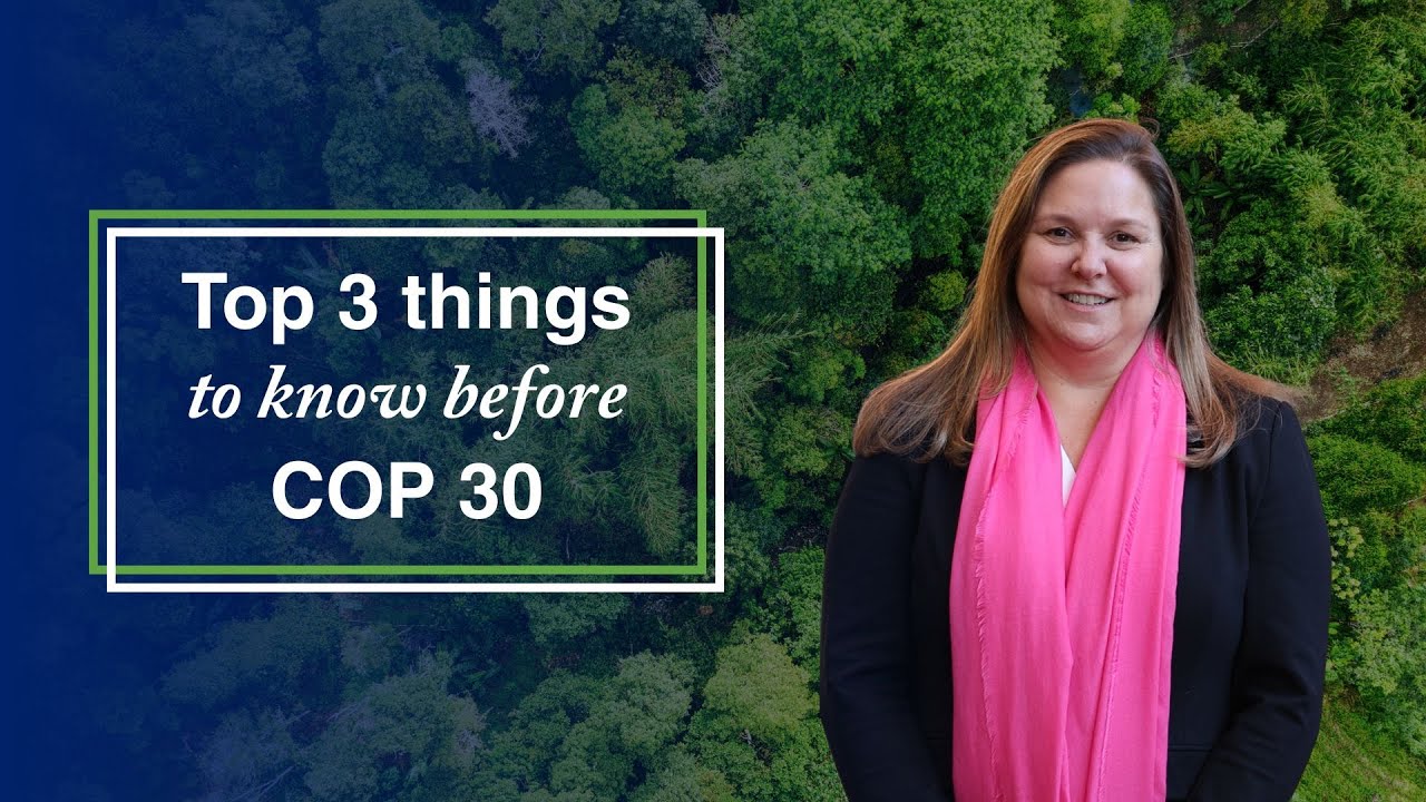 Top 3 things to know before COP 30 with SFS Professor Joanna Lewis