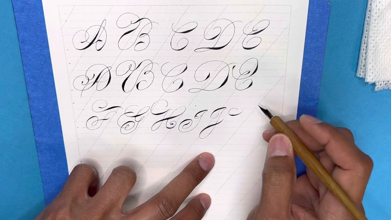 English Roundhand Reversed