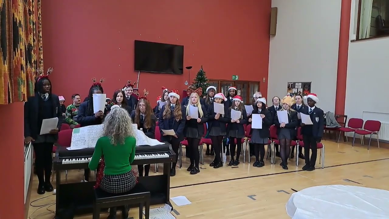 Malone Integrated College Choir at First Dunmurry 5 December 2024