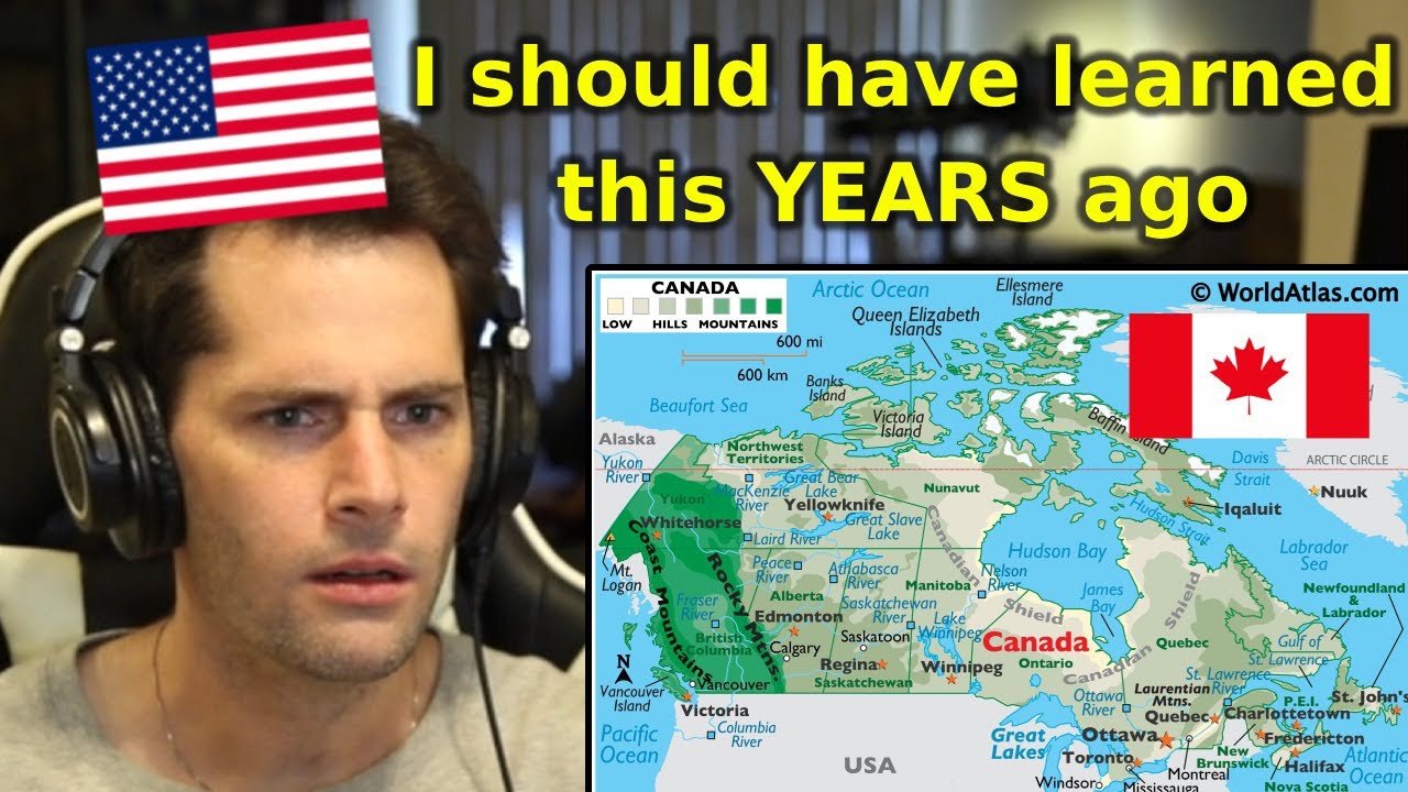 American Reacts to All Canadian Provinces Explained | Part 1