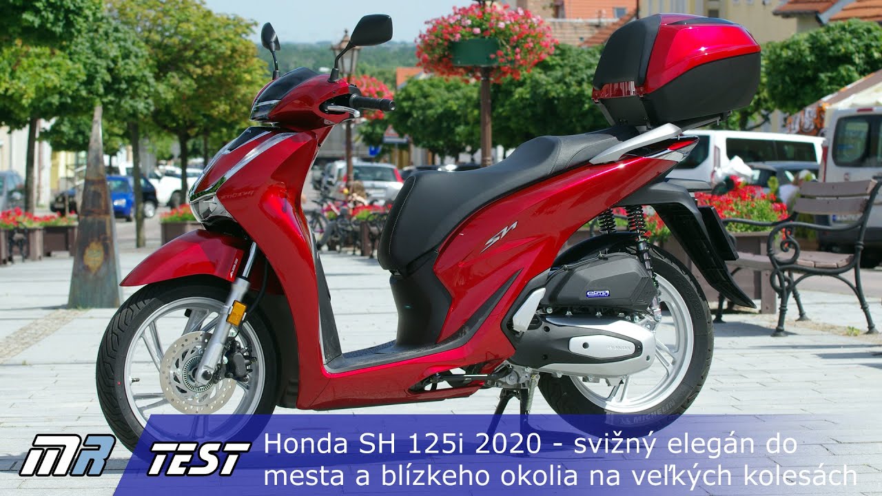 Honda SH 125i 2020 - svižný elegán do mesta a blízkeho okolia na veľkých kolesách - motoride.sk