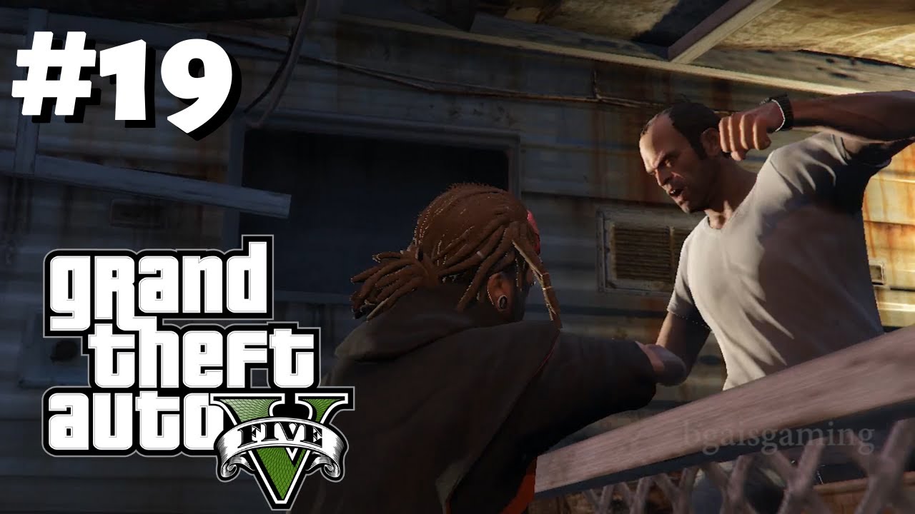 GTA V GAMEPLAY - Trevor Menghancurkan Markas Geng Motor Walkthrough Bgais Gaming