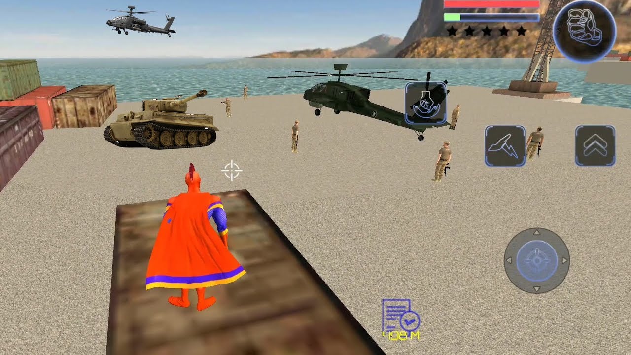 Energy Joe (Energy Joe Fight Army Man on Army Camp) Energy Joe Turned over Helicopter🚁- Gameplay HD