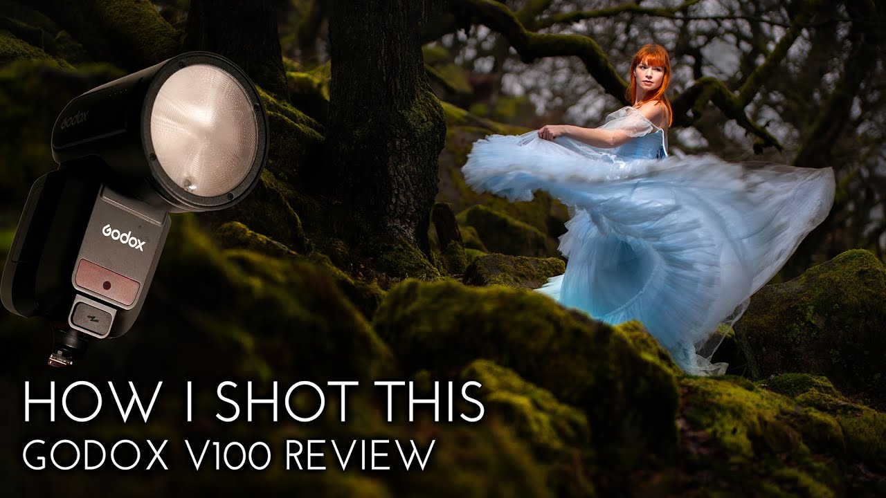 HOW I SHOT THIS  | Off camera flash portraits with Godox V100 speedlight + Editing tutorial