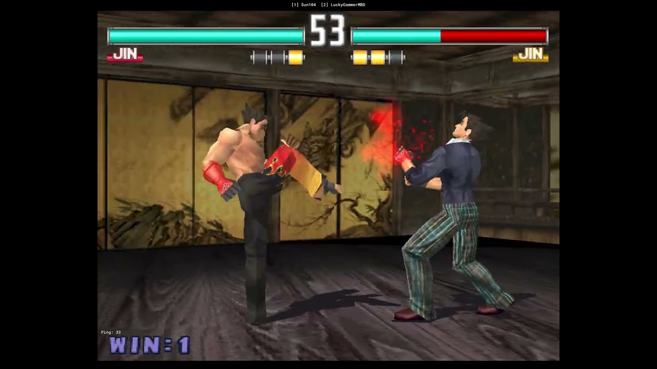 Tekken 3 Online Sunil VS Lucky FT10 High Level Match