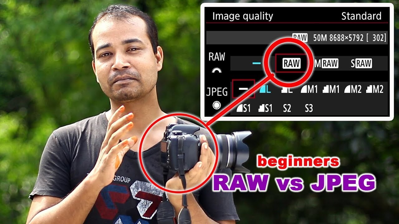 Camera Setting  jpeg vs raw for beginners Photovision