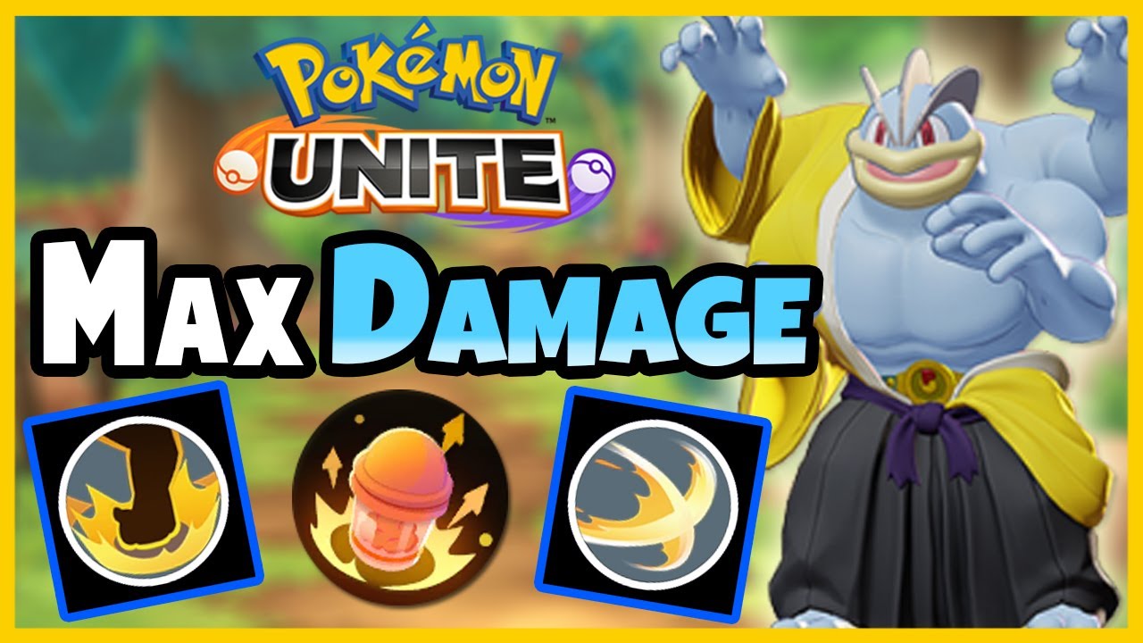 Machamp *Max Damage* Build Dominates Master Rank - Pokemon Unite