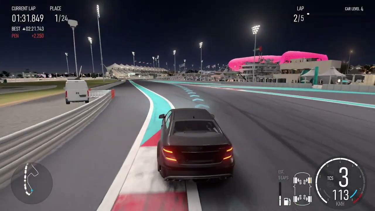 Forza Motorsport in a 2012 Mercedes-Benz C63 AMG Coupe black edition