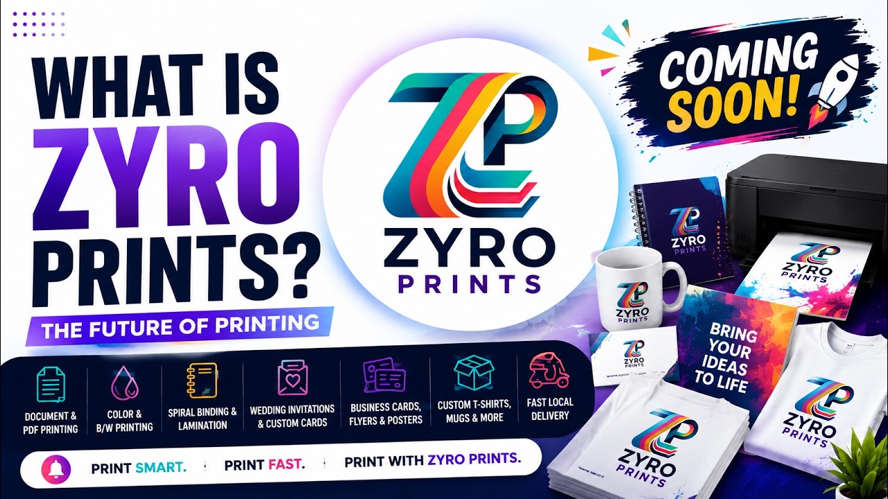 Welcome to Zyro Prints | The Future of Printing is Here! 🚀