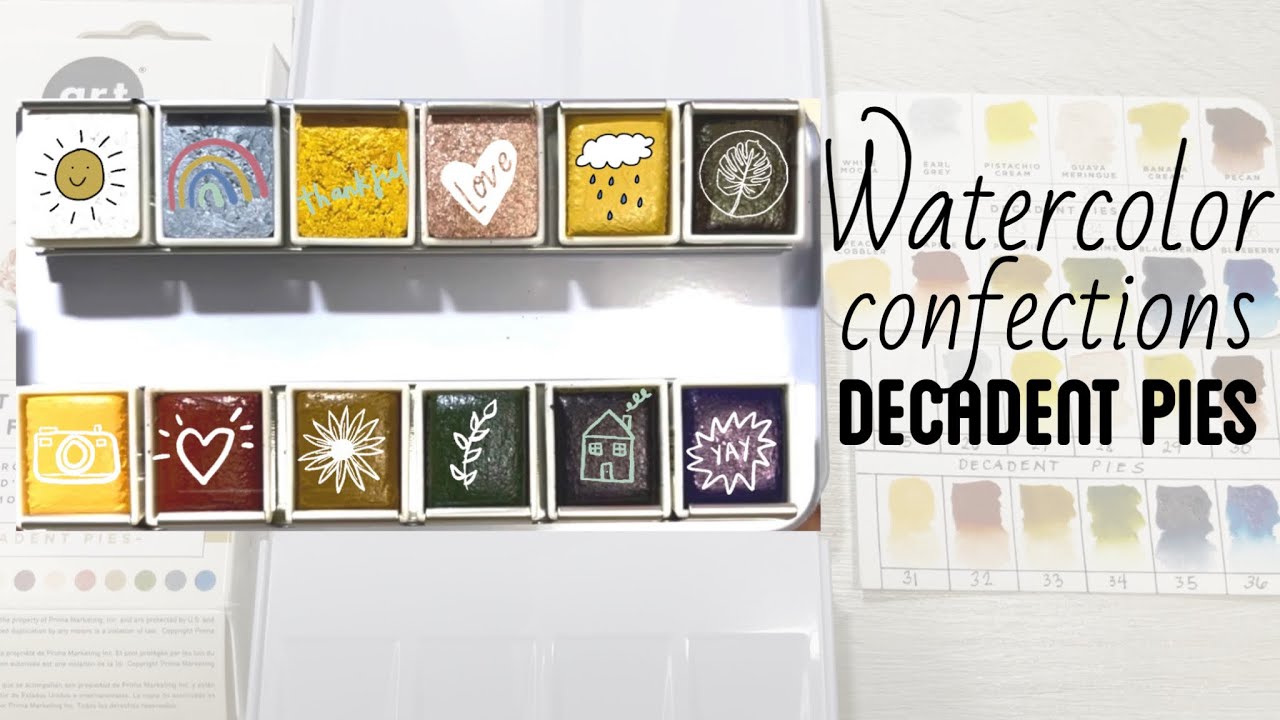 WATERCOLOR CONFECTIONS | DECADENT PIES PALETTE