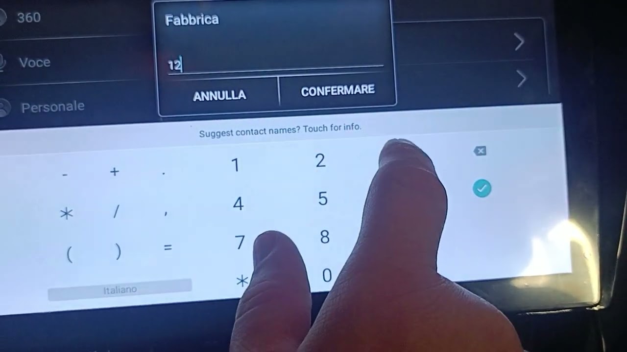 impostare retrocamera auto su autoradio android ts7