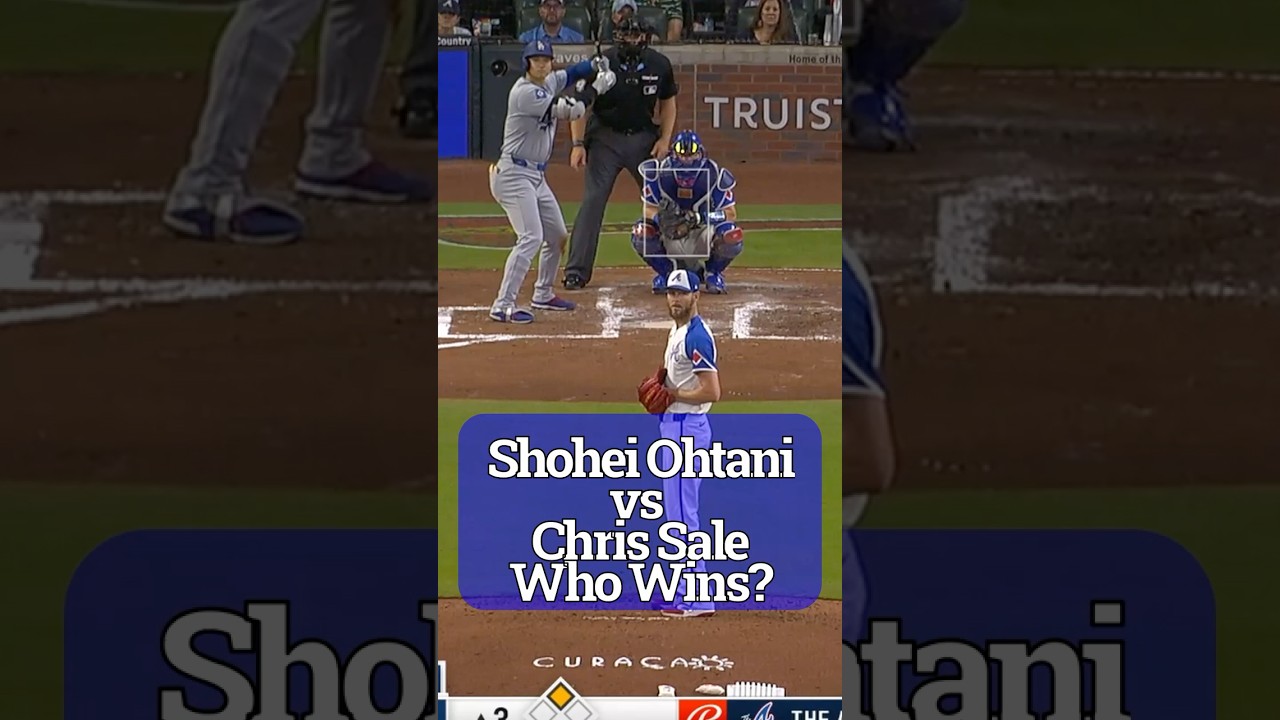 Shohei Ohtani vs Chris Sale. Who Wins?  #mlb #baseball #shoheiohtani #chrissale #大谷翔平 #dodgers