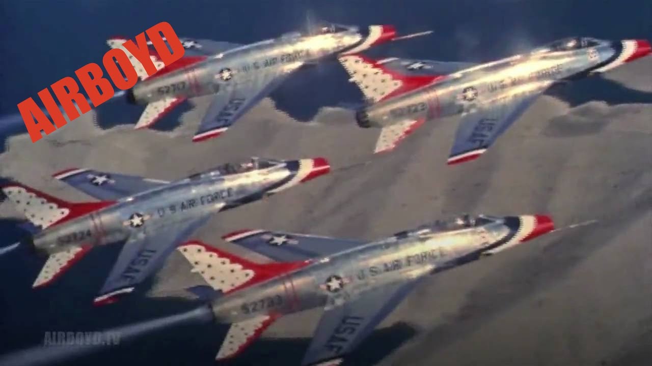 USAF Thunderbirds In Flight (1959)